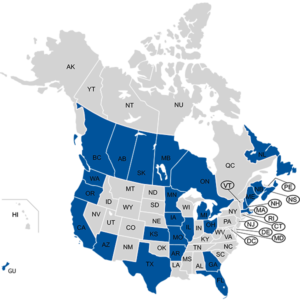 North American utilities - Client Locations
